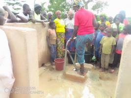 Gamboura water well repair.