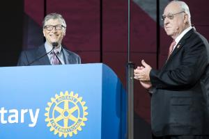 Rotary and the Bill & Melinda Gates Foundation have announced a commitment of up to $450 million to support the eradication of polio.