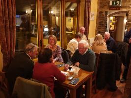 Quiz and supper at the Baron