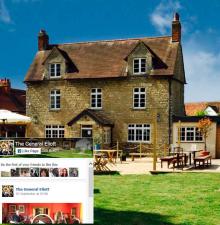 The General Eliott pub in South Hinksey village, venue for our New Year walk luncheon.