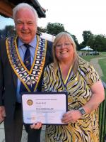 Paula Hall - New Paul Harris Fellow