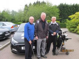 Golf Club members with the TWG car