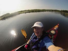 Her Mississippi Kayak Challenge