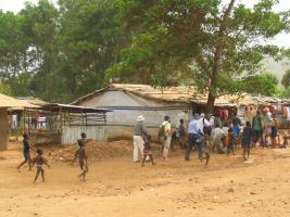 Visit to Grafton - the group of Rotarians first walk into the orphanage, unannounced, seeing the terrible conditions the children live in