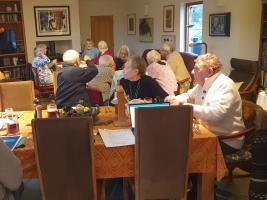 A council meeting at the Smith's home in Leintwardine