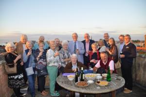 Group picture at the top of the tower