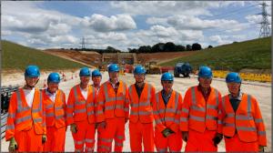 Rotary visit to HS2 Chiltern Operations