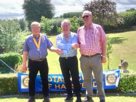 Rotarians David Hume, Keith Brownlie & Dave Rosoman