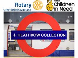 Children in Need at London Heathrow
