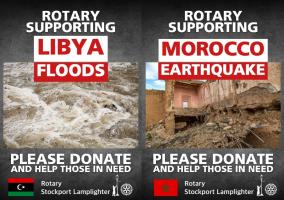 Emergency in Morocco and Libya