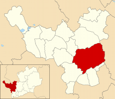 {{Information |Description=Map of Dacorum, Hertfordshire, UK with the unparished area of Hemel Hempstead highlighted. |Source=Ordnance Survey 