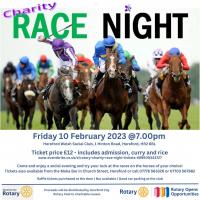 Race Night set for 10 February