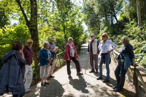 Group begins their walk