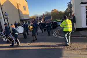 Knutsford Rotarians in action on Remembrance Day 2021