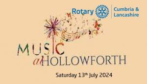 Music at Hollowforth Hall - Organized by Preston Rotary Saturday 13th July 2024