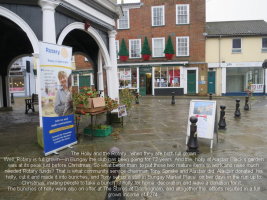 Holly at the Butter Cross