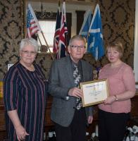 David Chambers is appointed an Honorary Rotarian