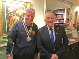 President Hugh with Robin