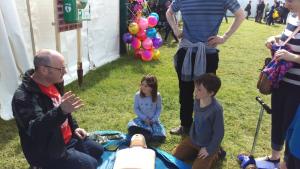 Fife Show Stroke Awareness with Heart Start