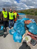 A great morning in the fresh air and sunshine picking litter at Barton's Point and Minster Beach