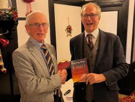 President Colin welcomes George Streatfeild to the Club