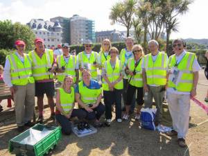 What a magnificent body of Rotarians in their Day-Glo kit and 