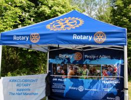 KIRKCUDBRIGHT ROTARY SUPPORTS THE - KIRKCUDBRIGHT HALF MARATHON 2018