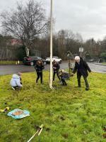 Planting Crocus Bulbs at St Patrick's