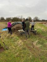 Moving top soil