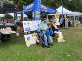 Hadleigh Castle Rotary team have been out and about