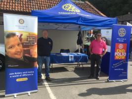 Members at the Cheddar Food and Drink Festival