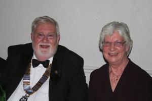 President Barry and Joan Lonsdale