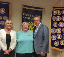 Fellowship visit to Rotary Club of Anaheim Hills in California, USA