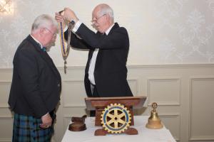 Our new President is duly installed.