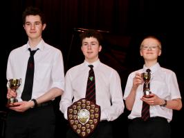 Top three places at the Young Musician 2018