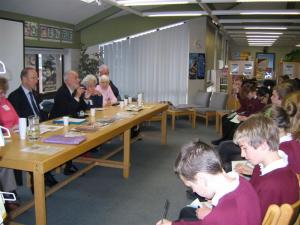 What was it like in the war? - Orleans Park School pupils find out