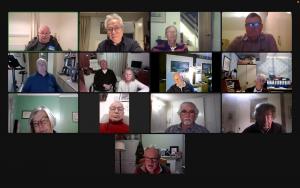 Virtual meeting with District Governor