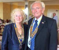 Rotary Presidents Diana and Malcolm Loveland