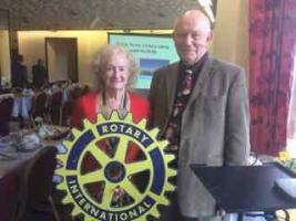 Roy Headland  and our President Rtn. Diana Loveland