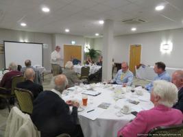 Hi ladies,
Here’s my resume of this evening’s meeting for Facebook and Website.
Anna’s photo would help.
Regards
David
Gary Dancer, the Rotary District Governor's visit to our club