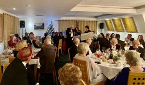 CHRISTMAS DINNER & CHARITY CHEQUE PRESENTATIONS