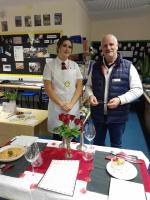 Amelia serves up a great dish 