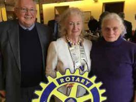 John and Margaret Admitt with President Diana Loveland