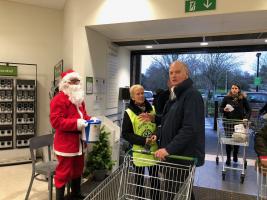 Christmas Waitrose Bag Packing