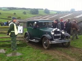 Vintage Sports Car Club Rally car parking