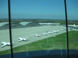 VISIT TO THE TAG AIRPORT AT FARNBOROUGH. Liaison Lawrie Lansdell