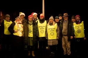 Happy Rotarians at the Carol Concert