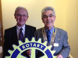 Claude Scott and our President John Newman
