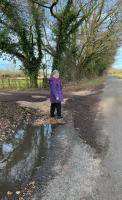 Bronwen on one of her walks