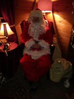 Santa in his grotto